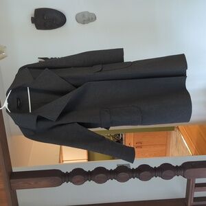 Chic Charcoal Women's Pea Coat